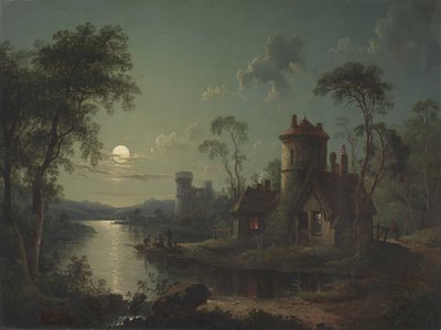 Escena de río de Sebastian Pether